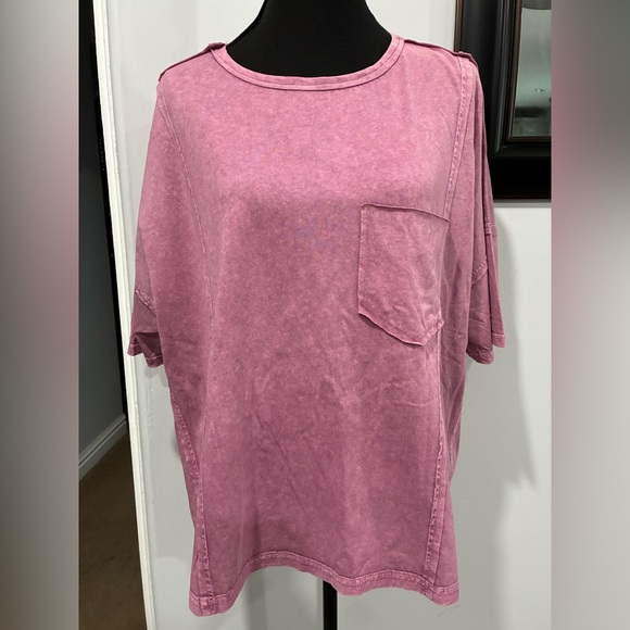 easel Tops - Easel Mauve T-Shirt